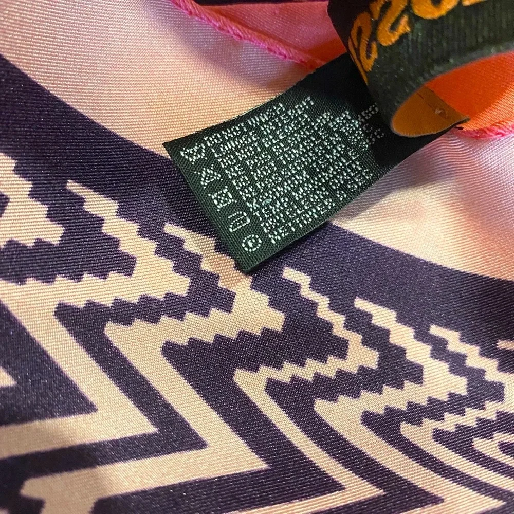 Missoni Zigzag Silk Scarf in Pink, Purple, Orange, Blue